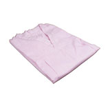 粉色斜纹纯棉桑拿服